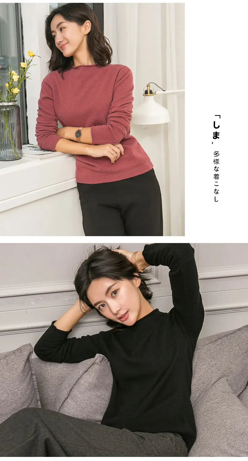 Женские свитера, кашемировые пуловеры, зима, Новое поступление, женские джемперы из чистого кашемира, вязаная одежда для девушек, женские топы