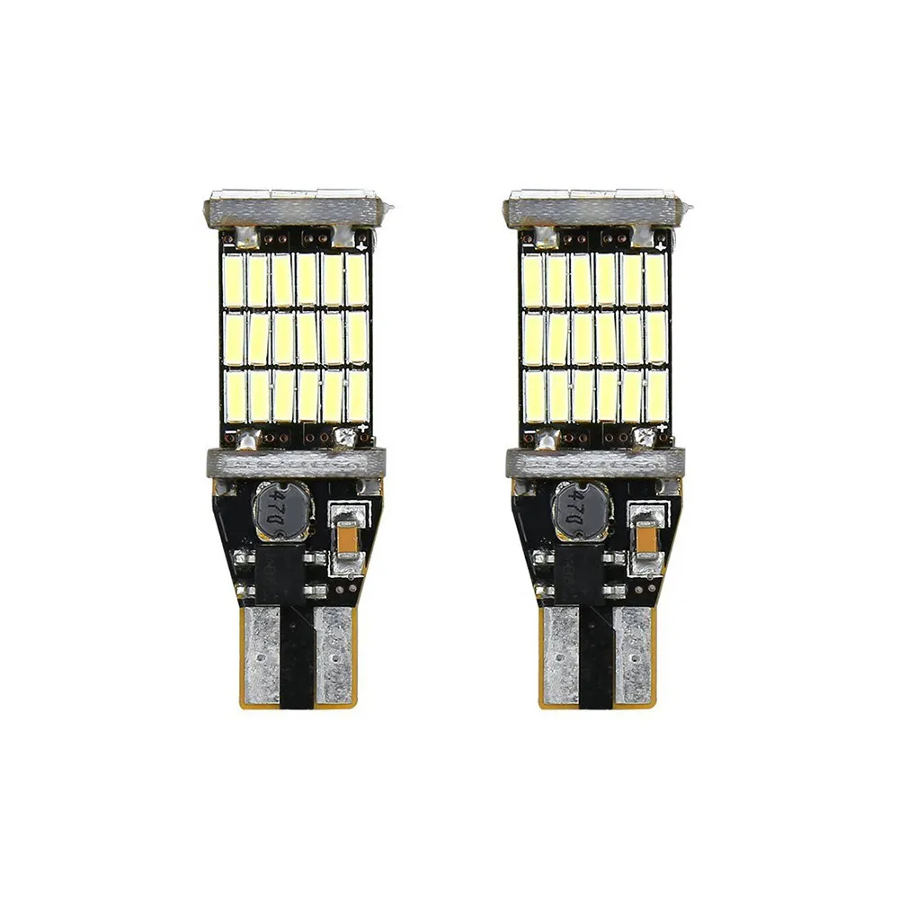 2 шт. Автомобильные светодиодные лампы 4014 45SMD 921 912 T10 T15 W5W|Сигнальная лампа| |