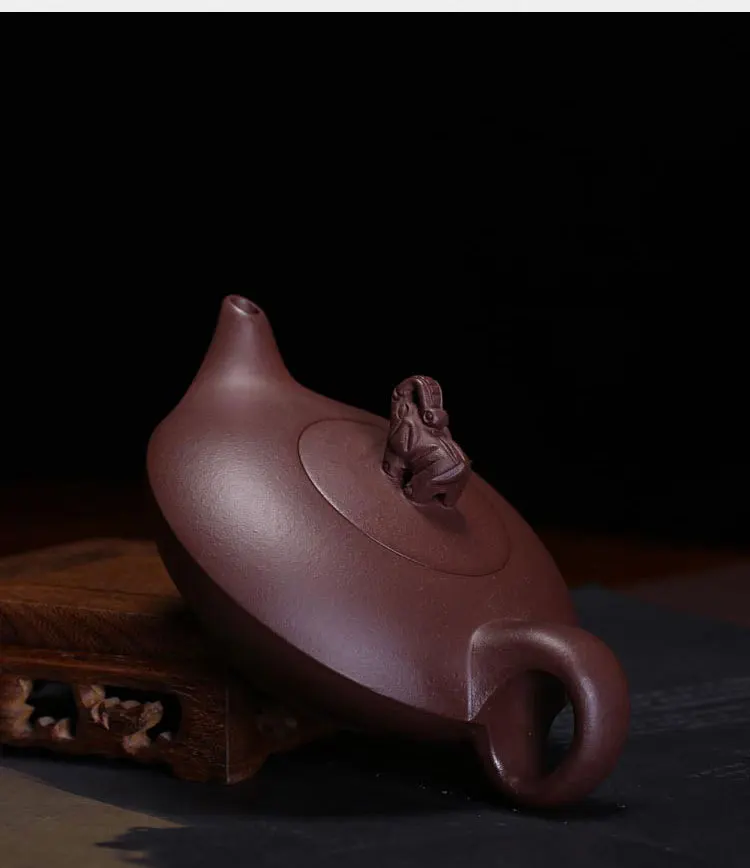 Исин Чай горшок удачи слон песок Ёмкость фиолетовый глины чашка чайник ручной