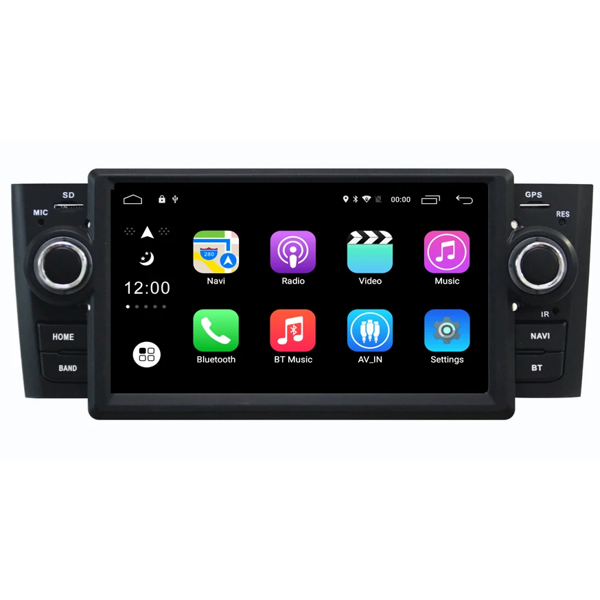 Два Din 7 дюймов Автомобильный DVD мультимедийный плеер стерео для FIAT Linea 2008 Canbus 3G USB
