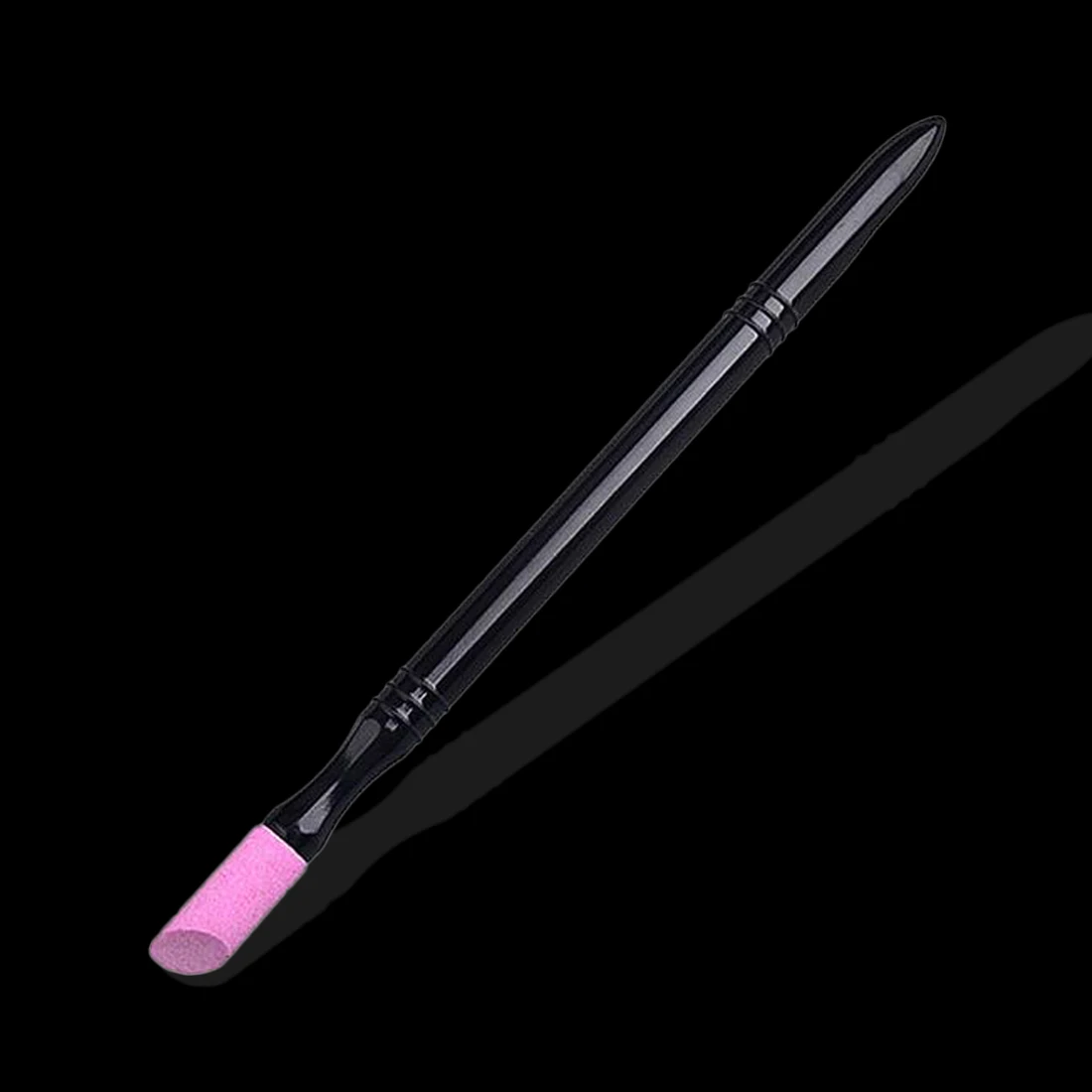 Кварцевая палочка для удаления кутикулы 1 шт. ручка ложка пилка ногтей черный