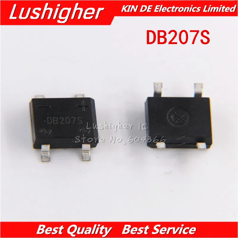 10 шт. DB207S SOP4 DB207 SOP SMD | Электронные компоненты и принадлежности