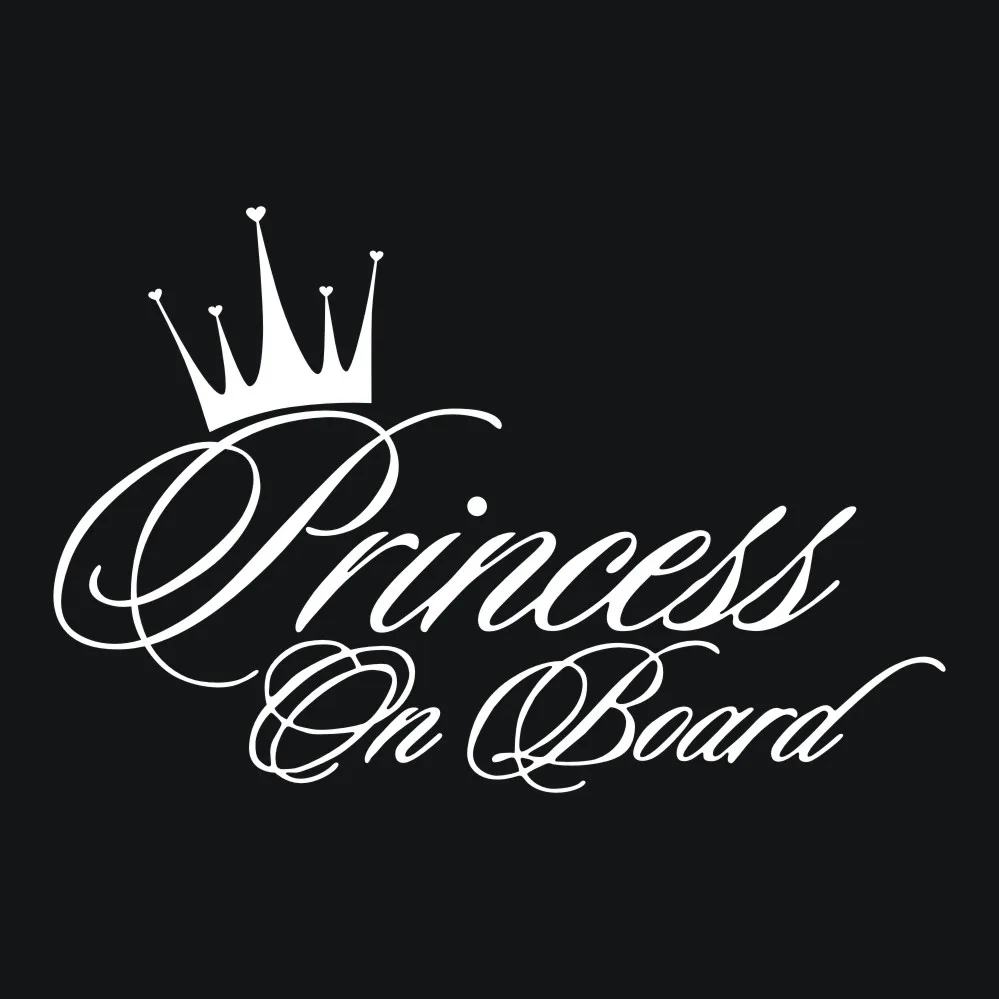 2 шт. детские наклейки принцессы на автомобильное стекло Стайлинг кузова