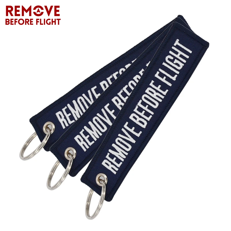 Брелок с надписью Remove Before Flight модный Индивидуальный брелок для ключей мотоциклов