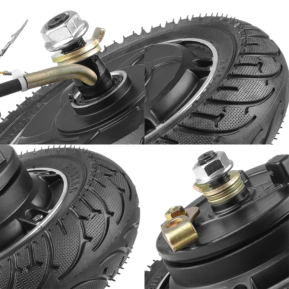 Electric Scooter Hub Motor Wheel 24V/36V/48V 350W/500W Conversion Kit 8 Inch Brushless Huv | Спорт и развлечения