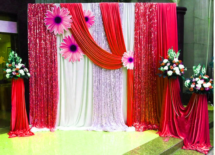 Бесплатная доставка фон для свадебной фотосъемки с блестками|curtain free shipping|curtains