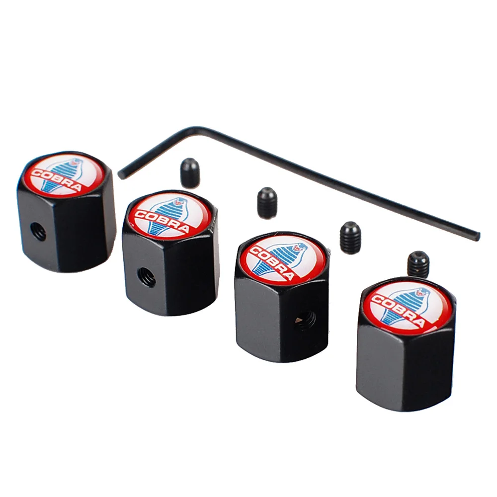 6 Автомобильный стиль Противоугонные колеса крышки стержня вентиля шины для Кобра, логотип Mustang Shelby GT500 GT350 Explorer Excape Ranger, Fusion - Цвет: 6