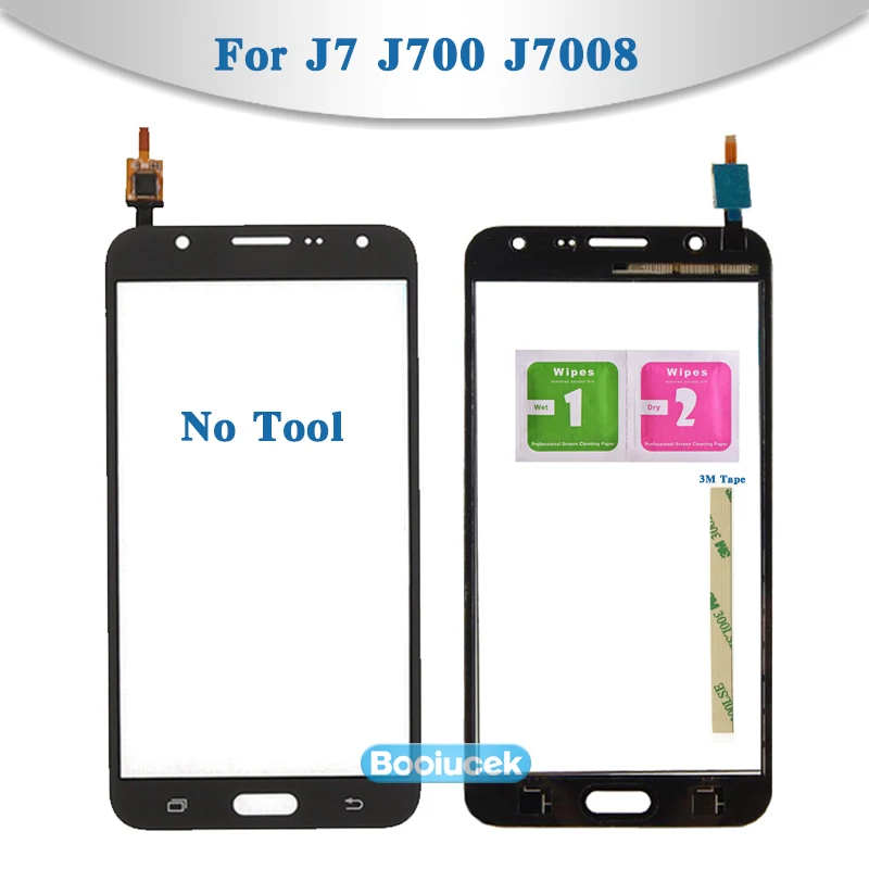 Высококачественный сенсорный экран 5 дюйма для Samsung Galaxy DUOS J7 J700 дигитайзер Датчик