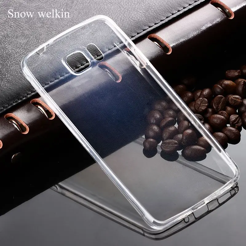 Снежный прозрачный силиконовый мягкий Ультратонкий чехол Welkin из ТПУ для Samsung Galaxy
