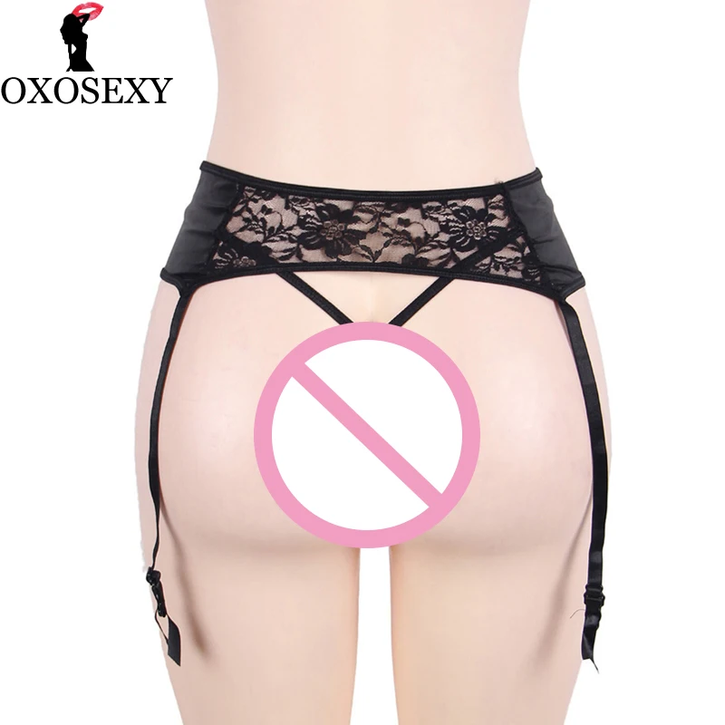 Прозрачные кружевные подвязки из искусственной кожи размера плюс xxxl 6xl