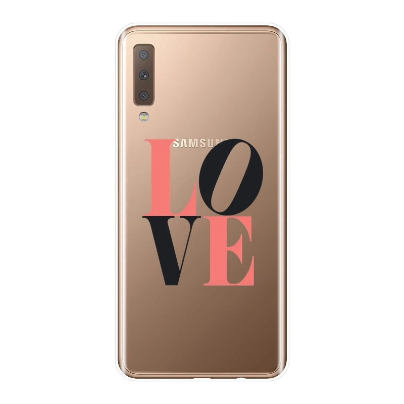 Мягкий силиконовый чехол для телефона Samsung Galaxy A5 A7 2018 A6 A8 Plus задняя крышка с