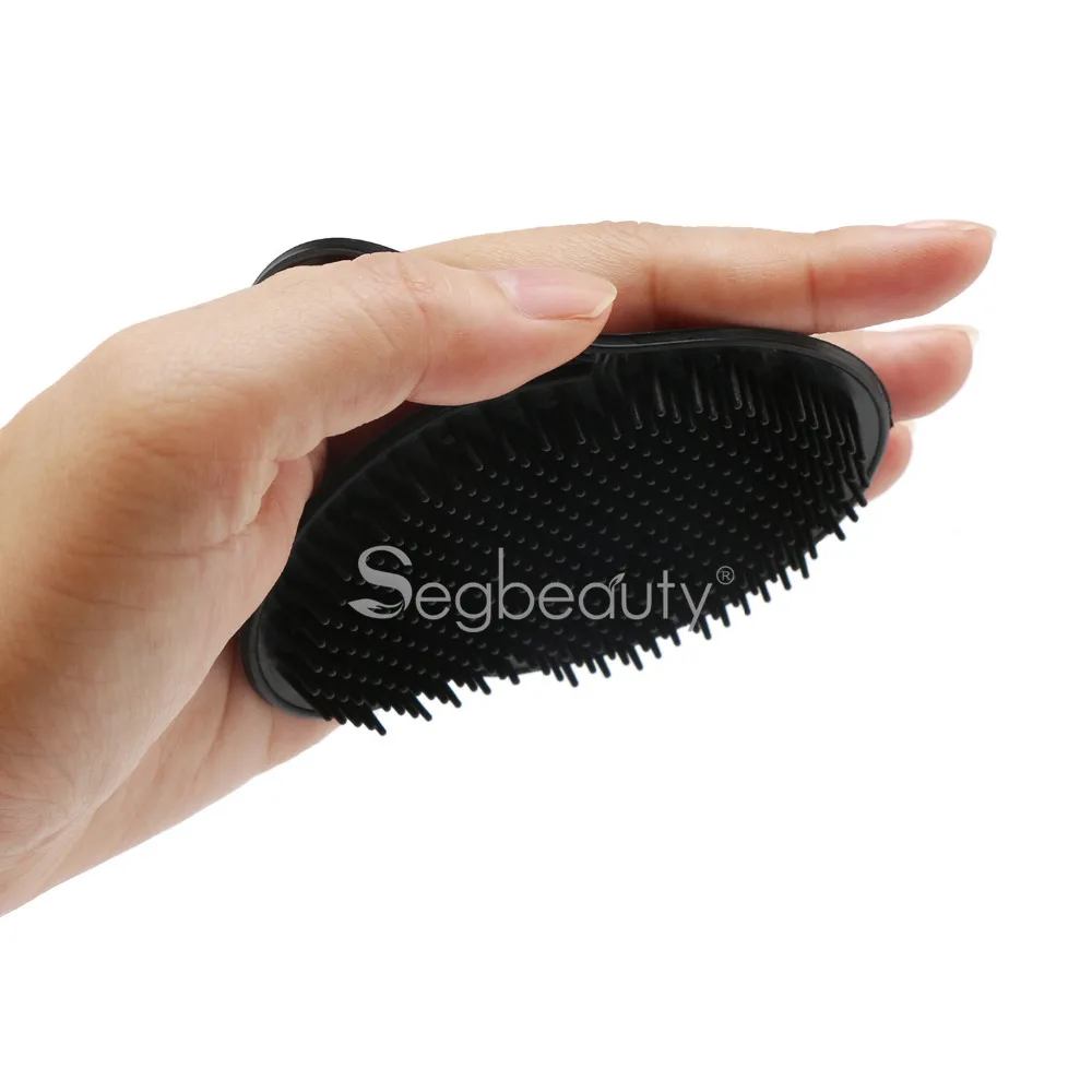 Segbeauty 12 шт ладони волосы кисти мягкие Портативный карманный гребень черного