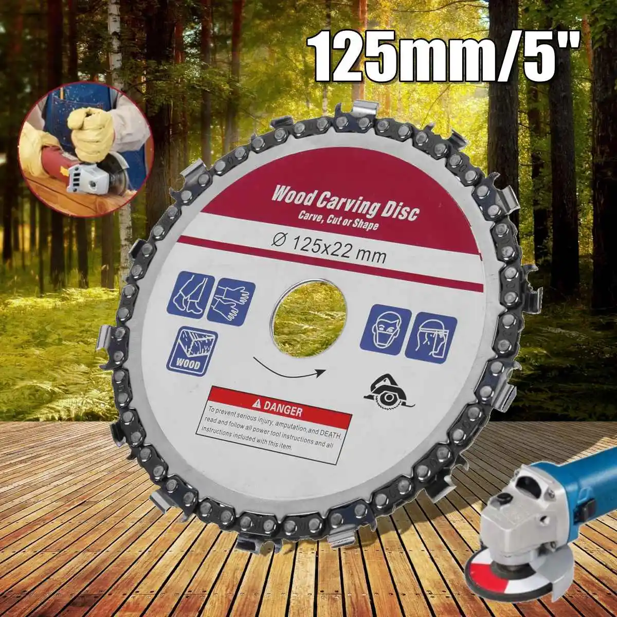 

Doersupp обновления 5 дюймов шлифовальник диск и цепи 14 зуб тонкой абразивные отрезные пилы цепи для 125 мм угловый шлифовальник Мощность инструм...