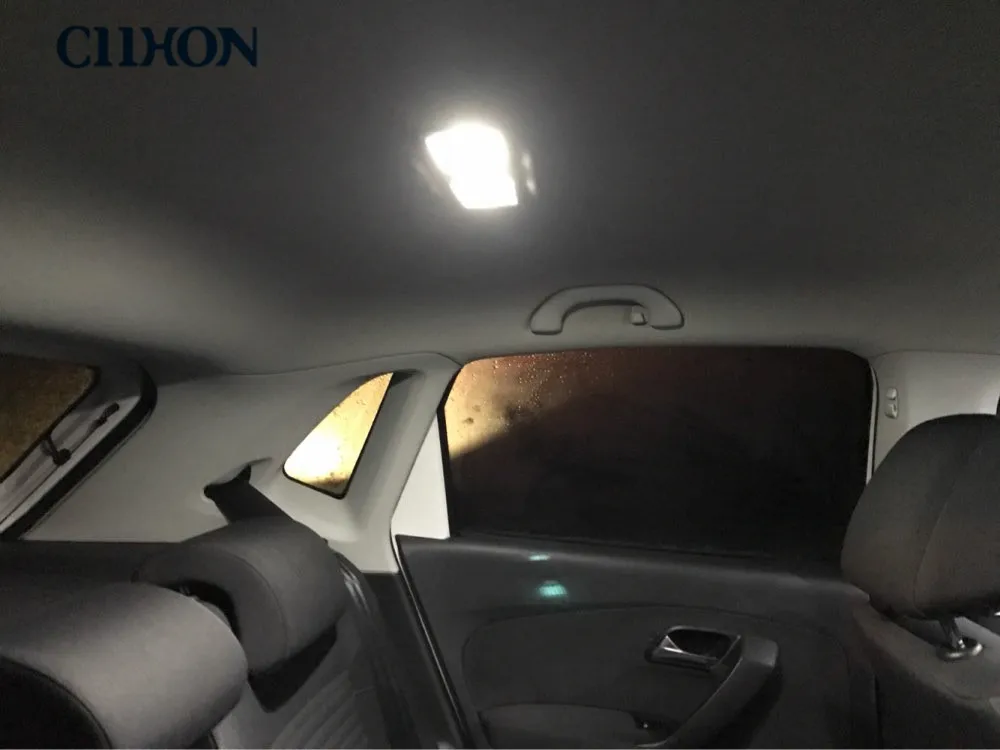 

Ciihon 10pcs Car LED Lights for VW Passat CC,White Auto Interior Lighting Bulb for Volkswagen CC Reading Light Lamp Accessories