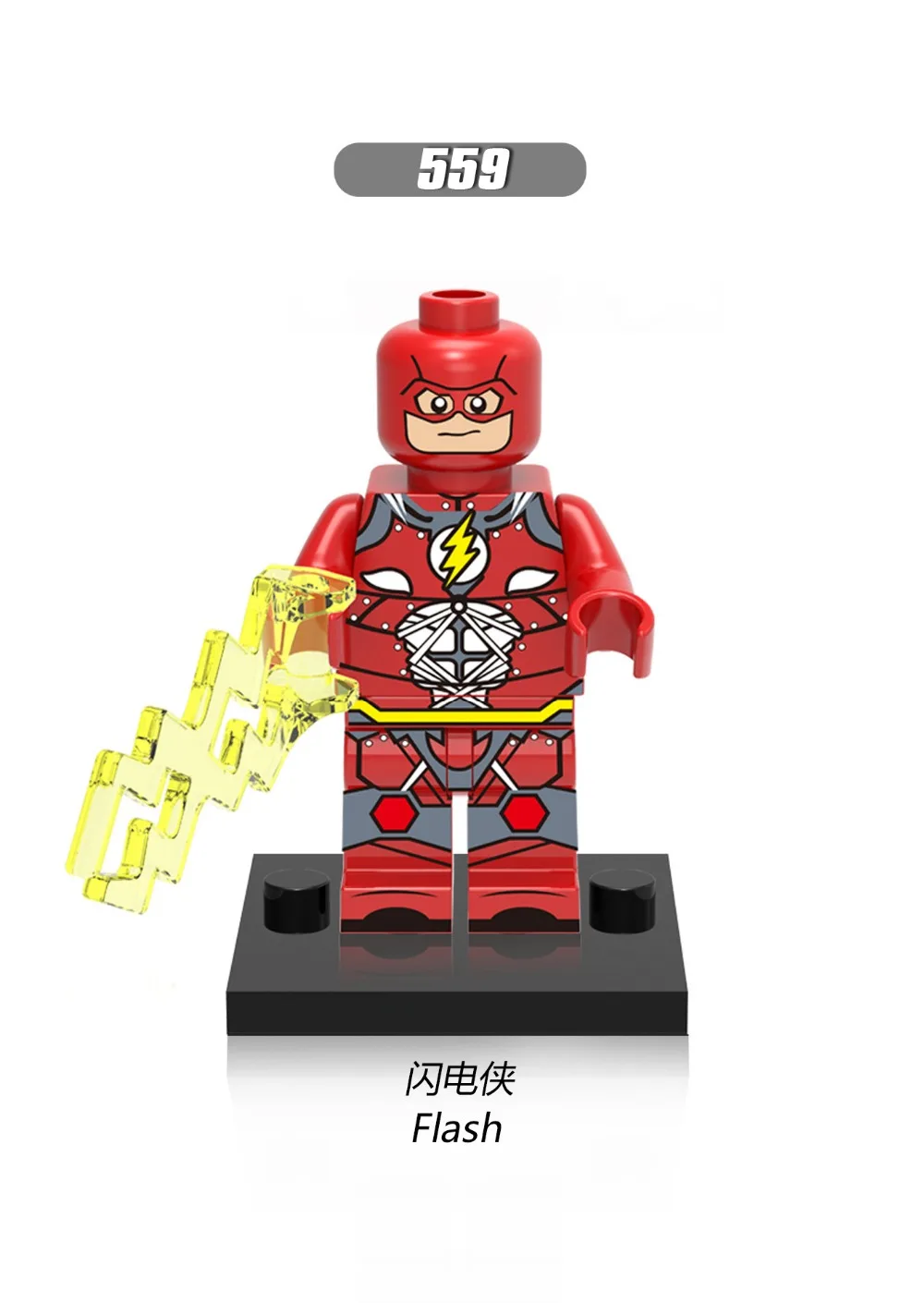 Hao Gao Le 50pcs/lot XH559 Red Flash Figure Super Heroes Legends of Tomorrow Bricks Building Blocks Toys X0153 | Игрушки и хобби