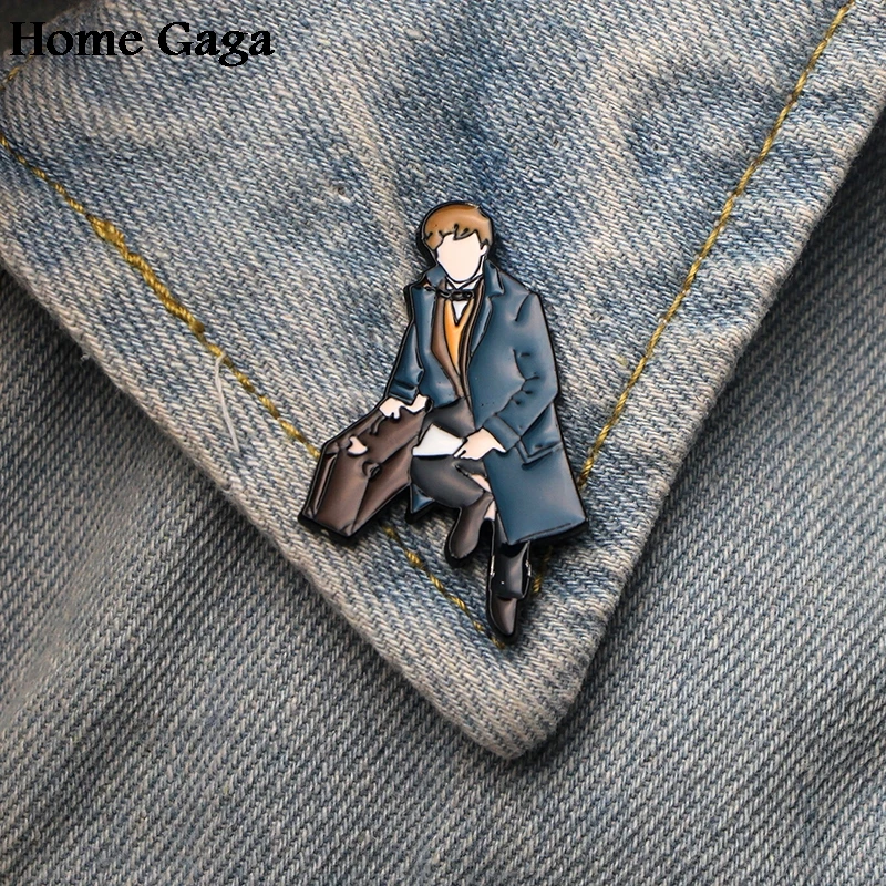 Homegaga мультфильм цинка галстук булавки броши для рюкзака, одежды для мужчин женщин шляпа Декоративные значки медаль D1646
