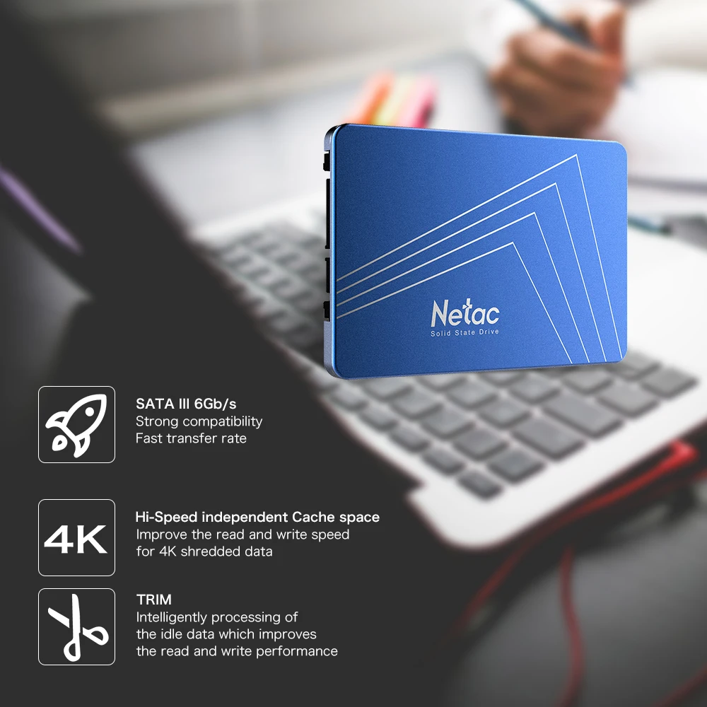 Netac цифровой N500S 120 ГБ 480 Гб жесткий диск SSD 2 5 дюйма SATAIII 500 МБ/с. высокое Скорость