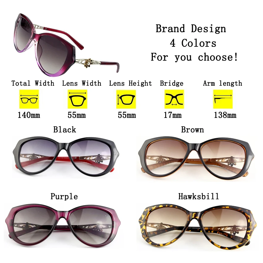 Женские солнцезащитные очки очаровательные винтажные элегантные с украшением в