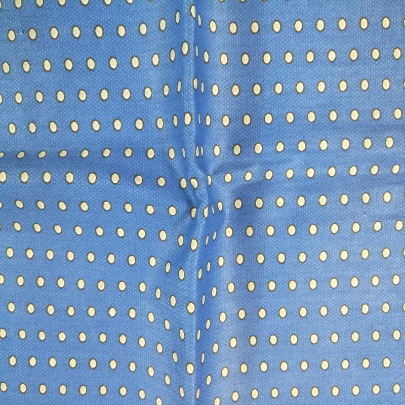 Королевский синий корт узор и горошек принт хлопчатобумажная ткань для сделай