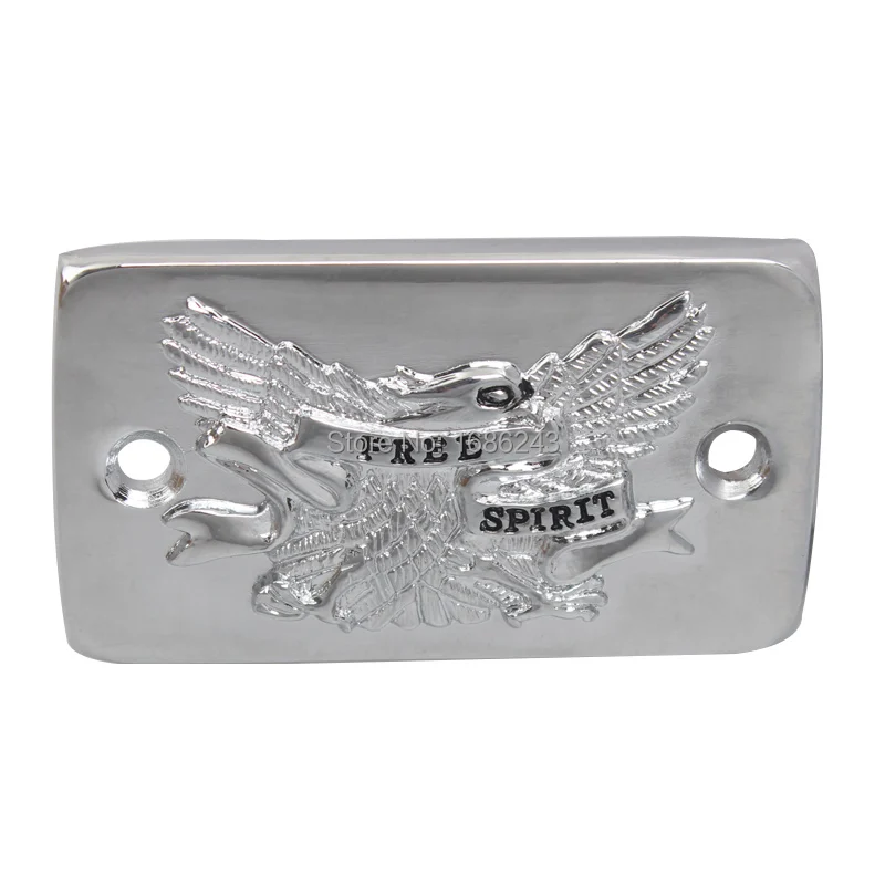 Хромированная крышка бачка главного тормозного цилиндра мотоцикла Eagle Free Spirit