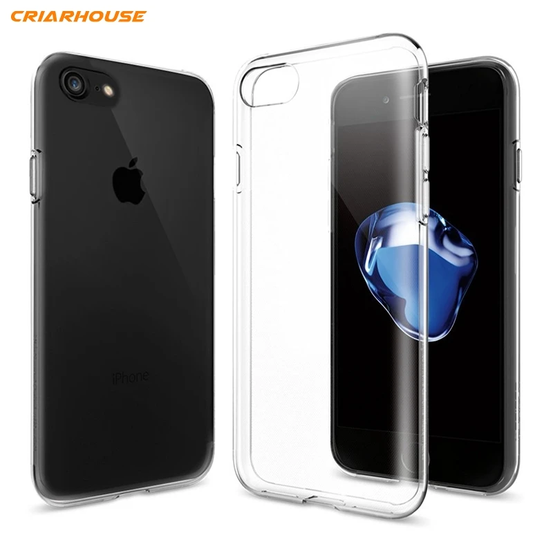 Прозрачный мягкий тонкий чехол из ТПУ для iPhone 12 11 Pro XS Max X XR 8 7 6 6s Plus 4 4s 5 SE 5s12 MINI |