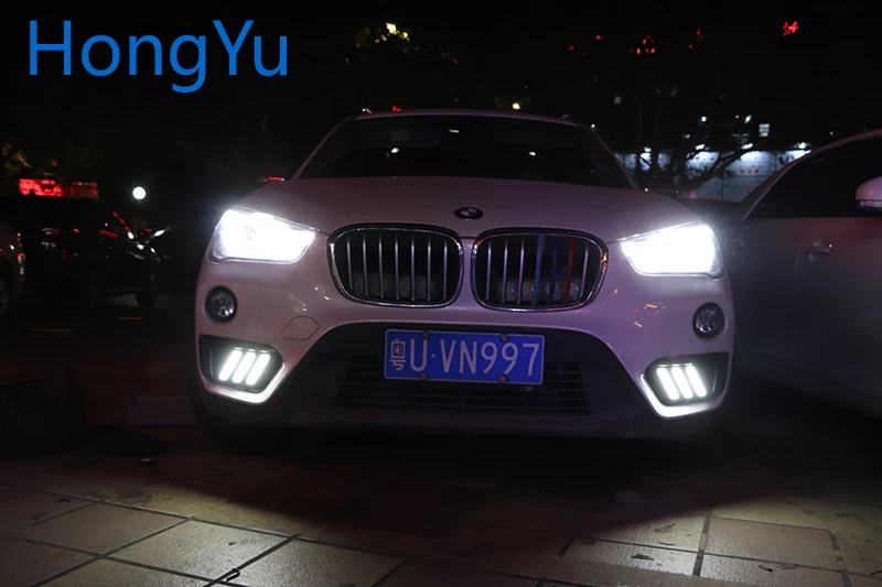 Дневные ходовые огни для BMW X1 F48 F49 2015 2019 светодиодный дневные противотуманные