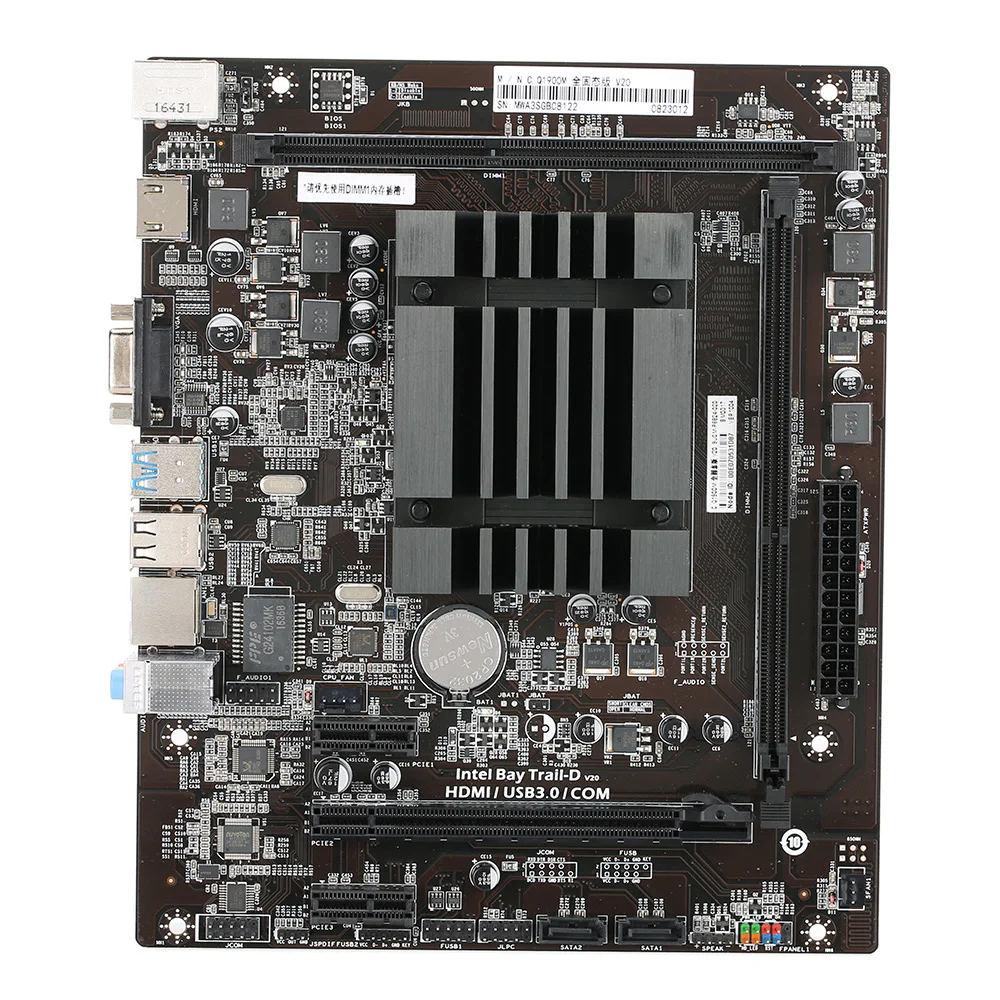 Quad CoreJ1900 материнская плата все твердотельный V20 системная для Celeron J1900