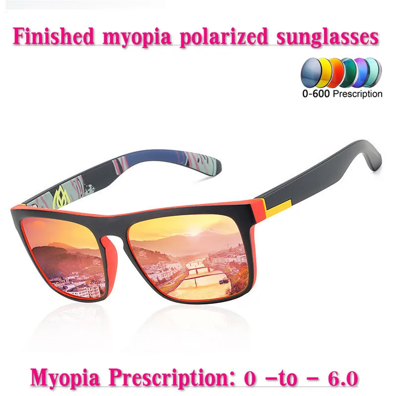 Мужские и женские солнцезащитные очки с квадратными поляризационными линзами