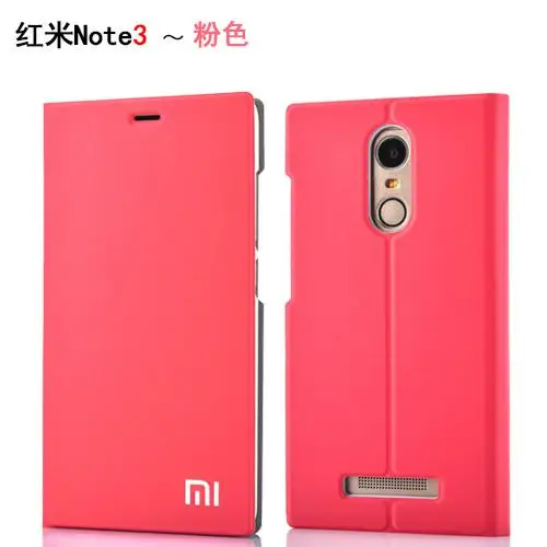 Новое поступление для Xiaomi Redmi Note 3 Pro чехол для телефона Роскошный тонкий стильный кожаный чехол-книжка для Xiaomi Redmi Note 3 Pro Чехол - Цвет: Pink