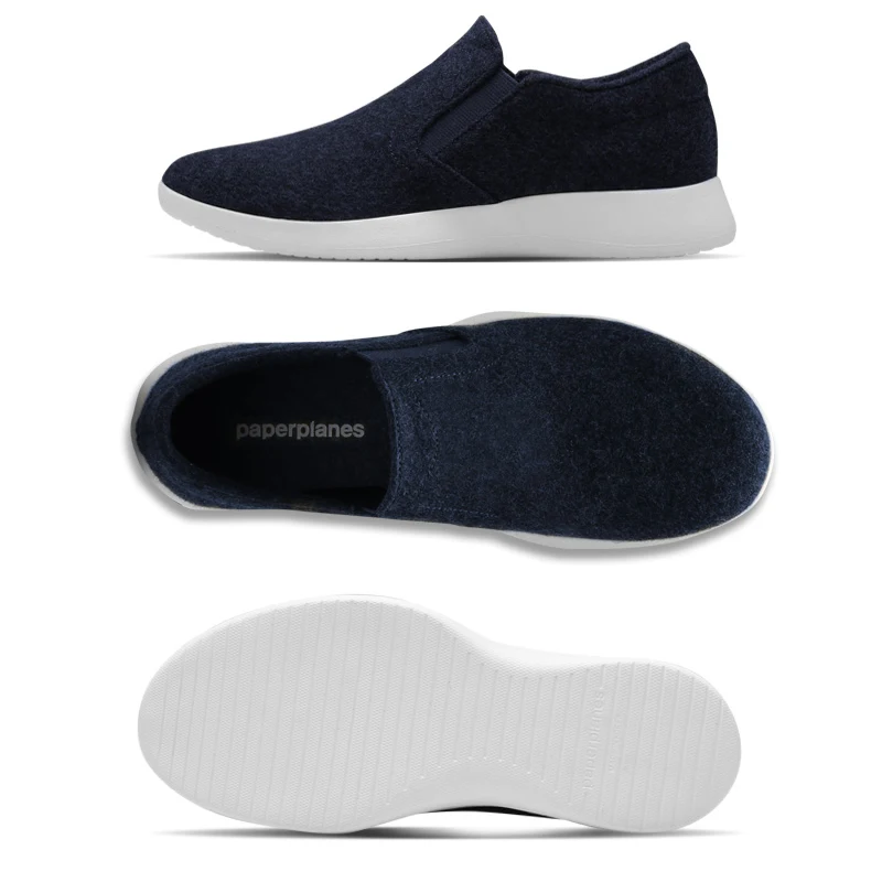 Бумага премиум-класса Натуральная шерсть лёгкие дышащие туфли Sneakers-PP1502