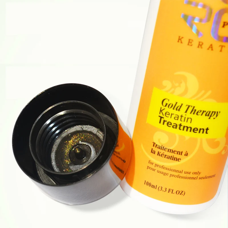 Кератиновый выпрямитель для волос PURC Gold улучшенная Формула лучший уход за