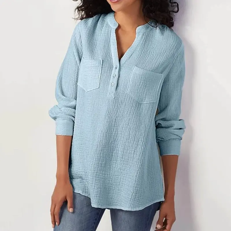 Повседневные розовые Boho Большие размеры осенние желтые блузки женские летние