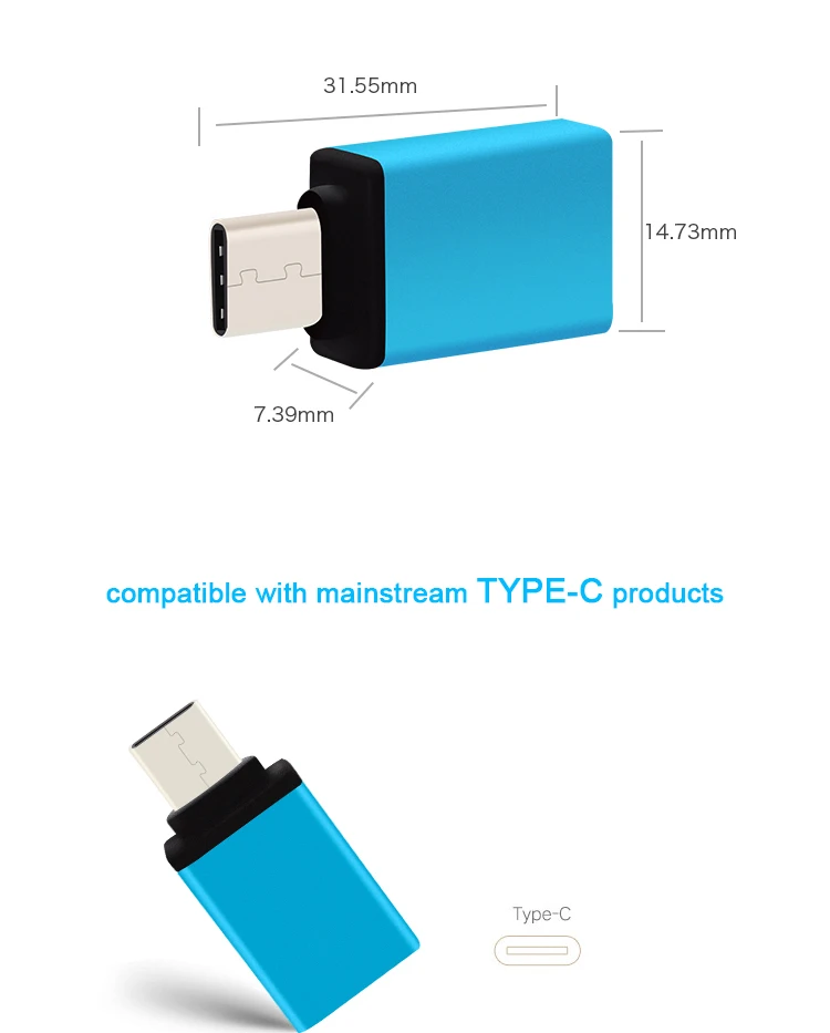 Usb type-C адаптер для зарядки и синхронизации данных Магнитный преобразователь для Android samsung Galaxy s8 s9 huawei htc LG OTG USB адаптер(Китай