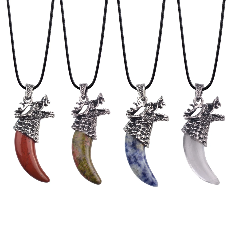 

Evil Spirit Sterling Silver Dragon Tooth Pendant Birthday Necklace Men and Women Couple Sterling Dragon Pendant Dragon Braces