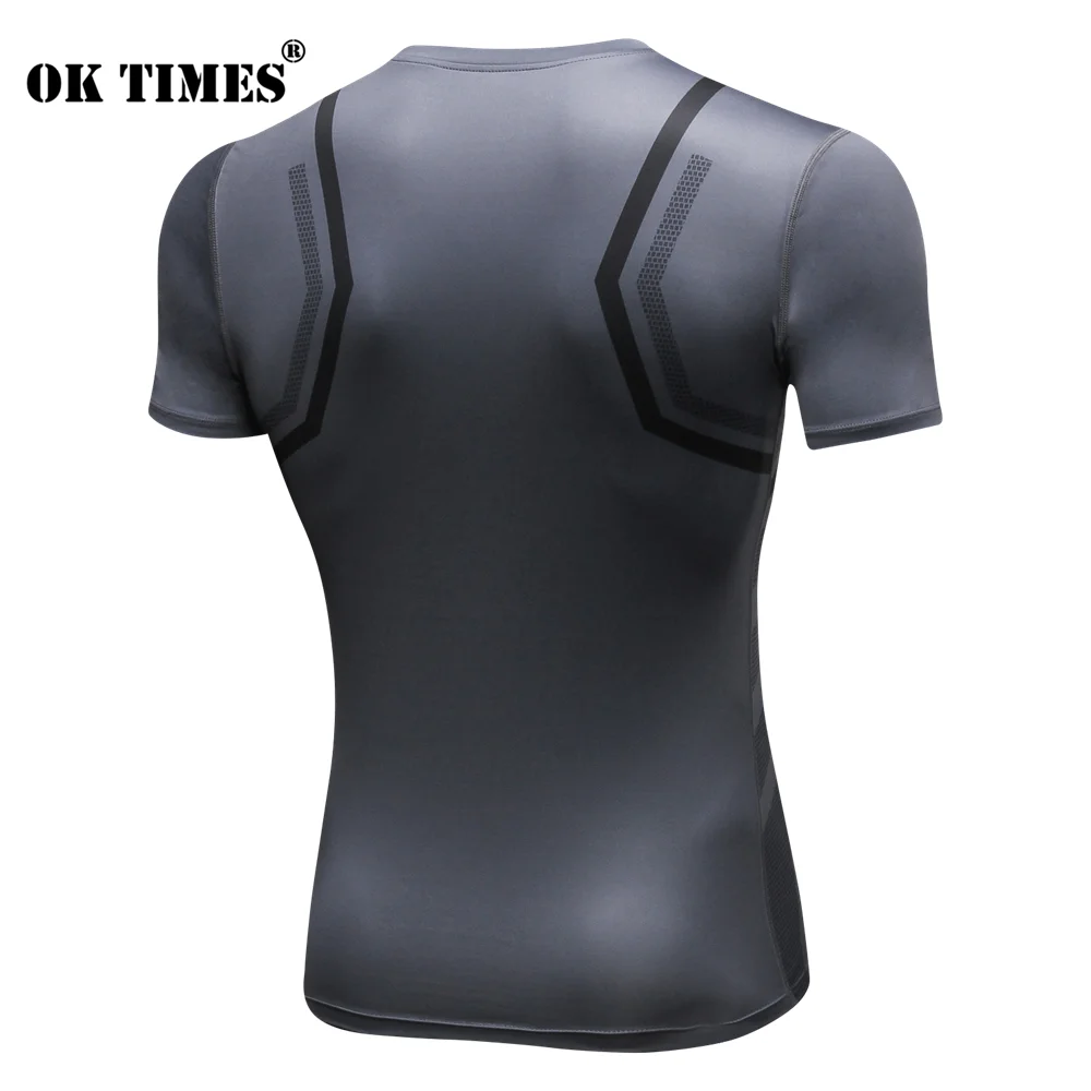 Горячая быстросохнущая компрессионная футболка для футбола баскетбола Джерси