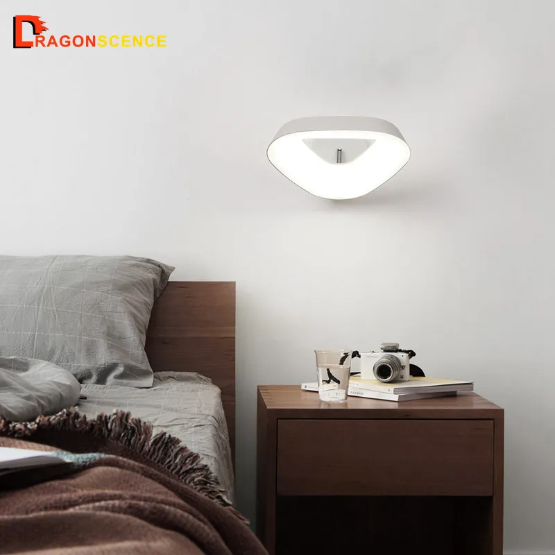 Современная светодиодная настенная лампа вращающийся креативный настенный