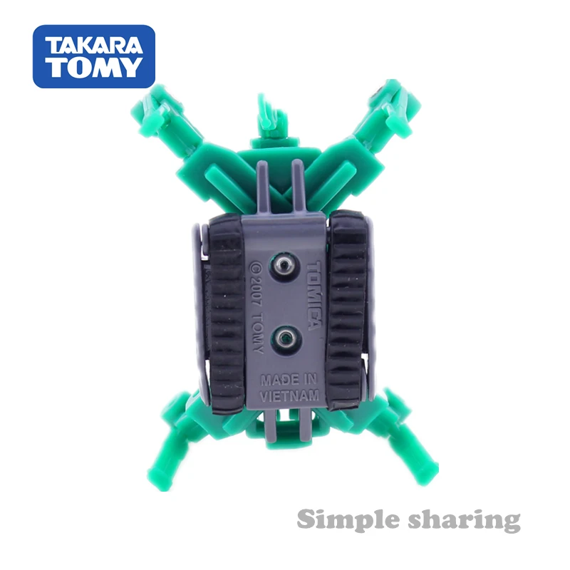 Мини кран на гусеничном ходу Takara Tomy Tomica No.63 Maeda Seisakusho литый под давлением