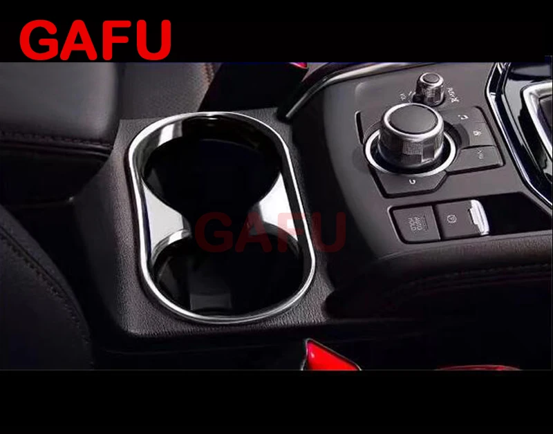 ABS хромированный держатель для стакана с водой в салон Накладка 2017 2018 MAZDA CX 5 CX5