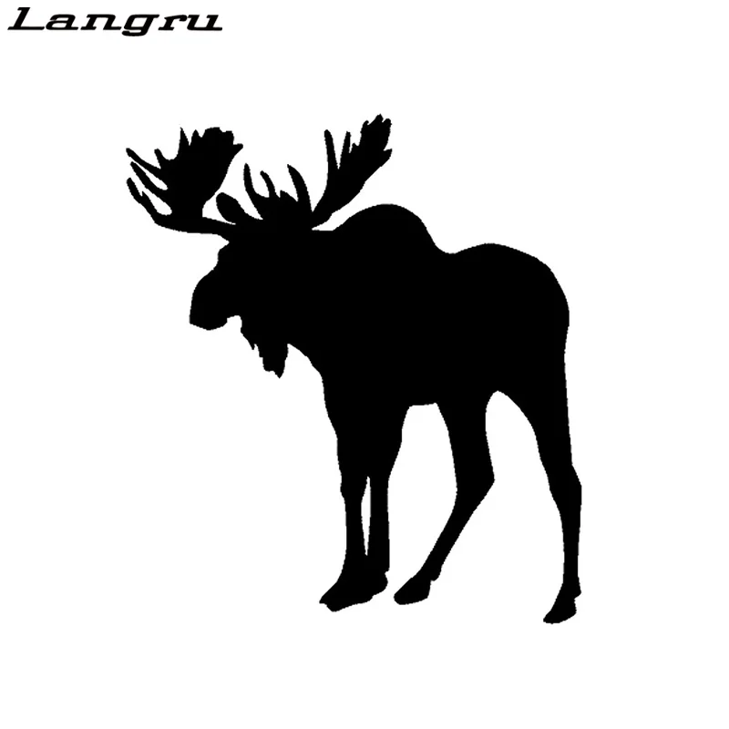 Langru лосят животные мотоцикл Декор наклейки Стикеры автостайлинг