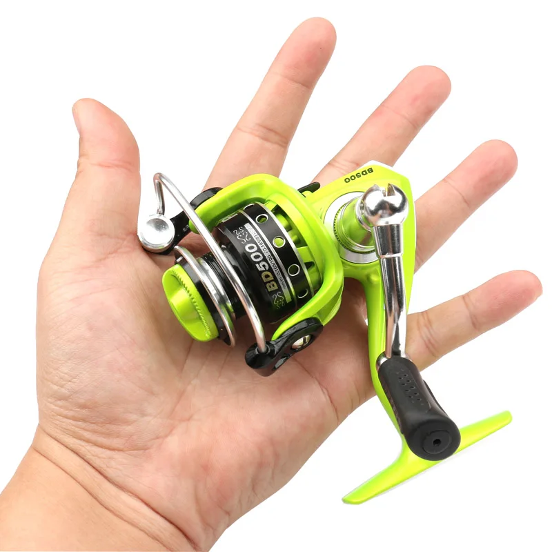 

Mini spinning fishing reel 500 type 5+1BB portable rock fishing wheel ice fishing reel