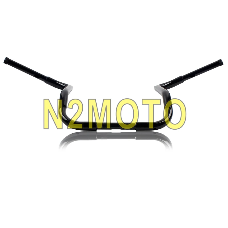 1 шт. черный 1" Rise Ape вешалка Ручка Бар для Турин мотоцикл 1-1/4" Руль для Harley летучая мышь обтекатель обезьяна Баггер бар