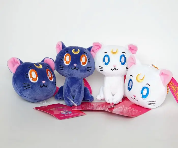 Плюшевый брелок в виде животных моряка Луна кота kawaii подвески мягкие игрушки