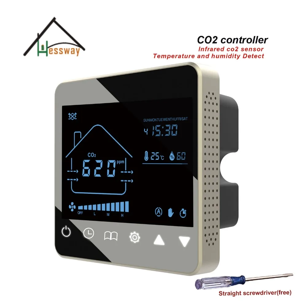 HESSWAY NDIR cdoas CO2 газовый регулятор для 3 режима скорости воздушного системы