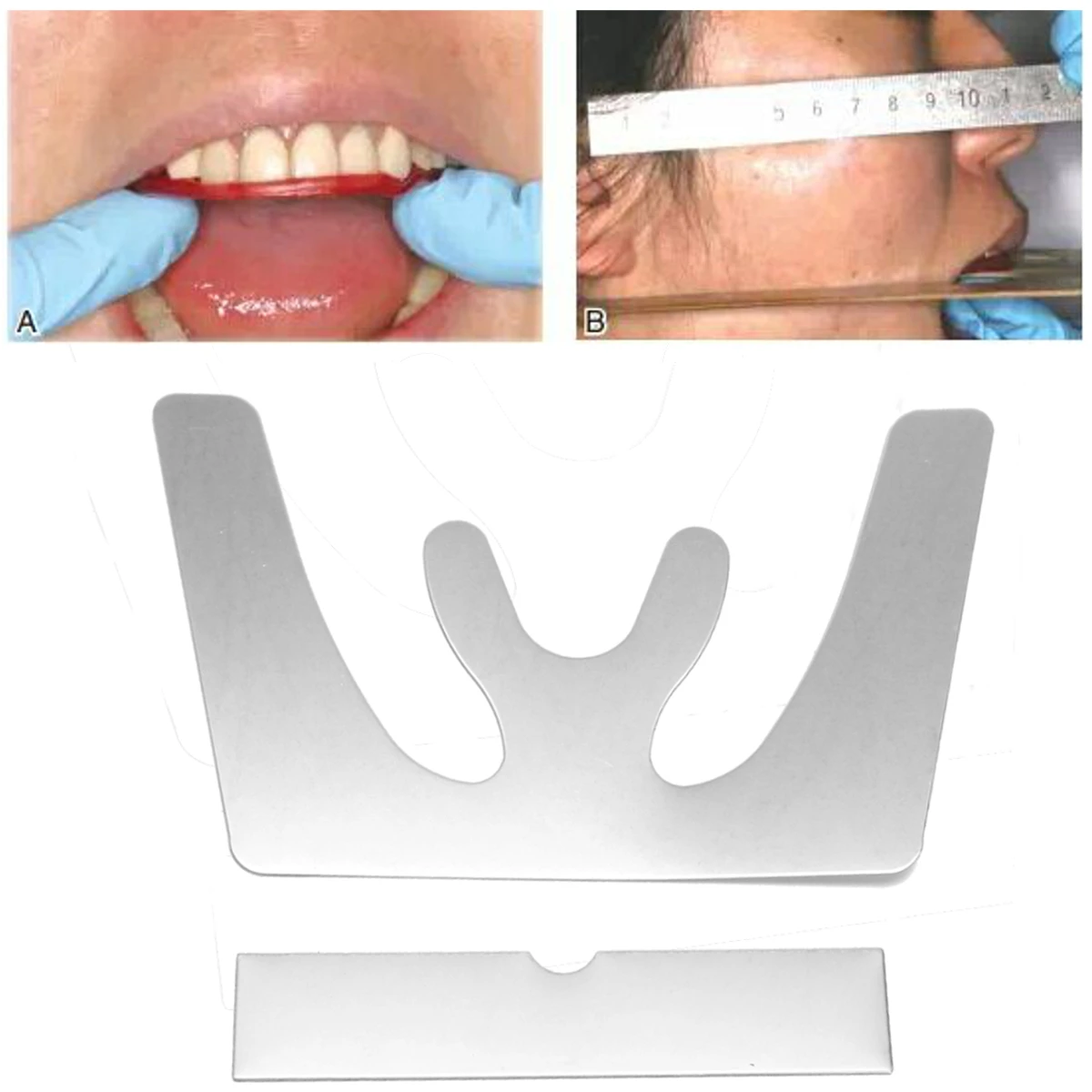 1 комплект нержавеющая сталь стоматологический окклюзив Maxillary литая челюсть