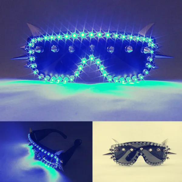 

LED sunglasses The dance party LED glasses tangerine shining glasses bar nightclub stage necessary alternative shine glasses