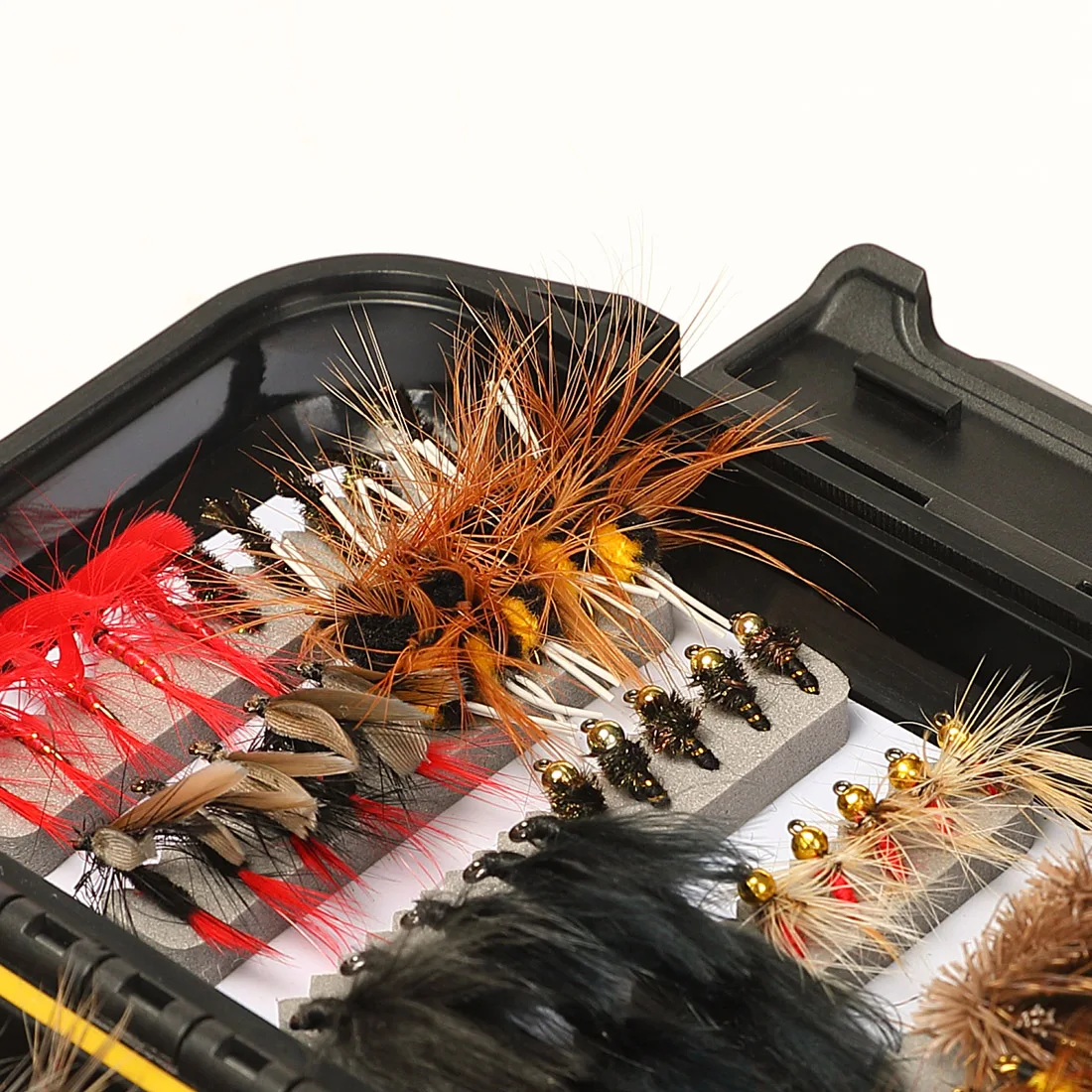 FISHINGSIR 100 шт. рыболовные крючки мухи искусственные Cicada сухие/мокрые мушки приманки