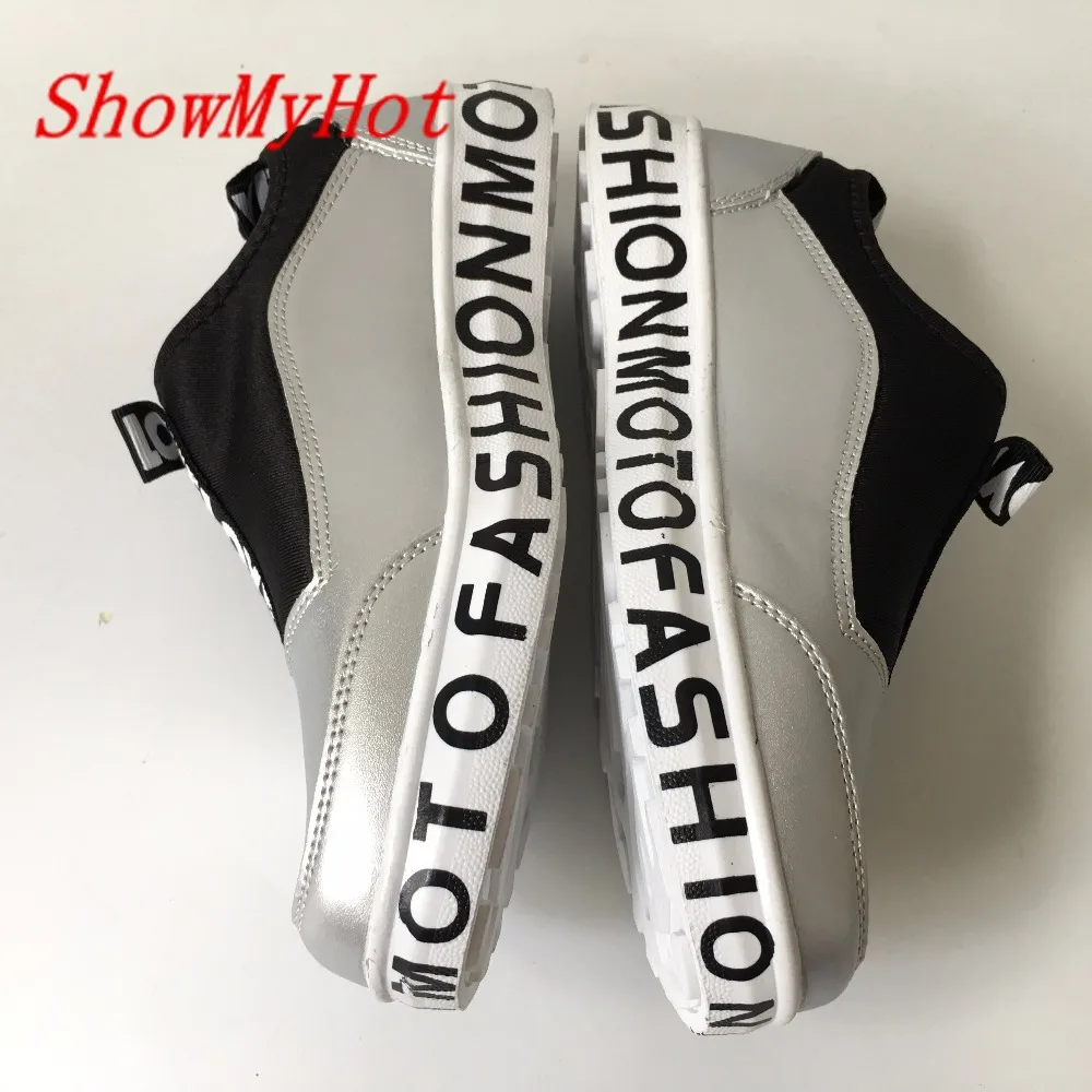 ShowMyHot повседневная обувь модная мужская красная роскошные брендовые черные