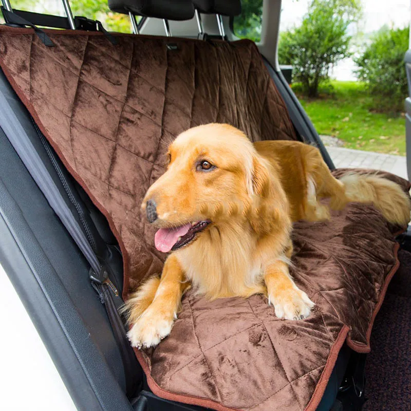 

High Quality Large Small Universal Dog Car Pet Seat Covers Carrier Travel Accessories Two-Seater Trunk Mat Products