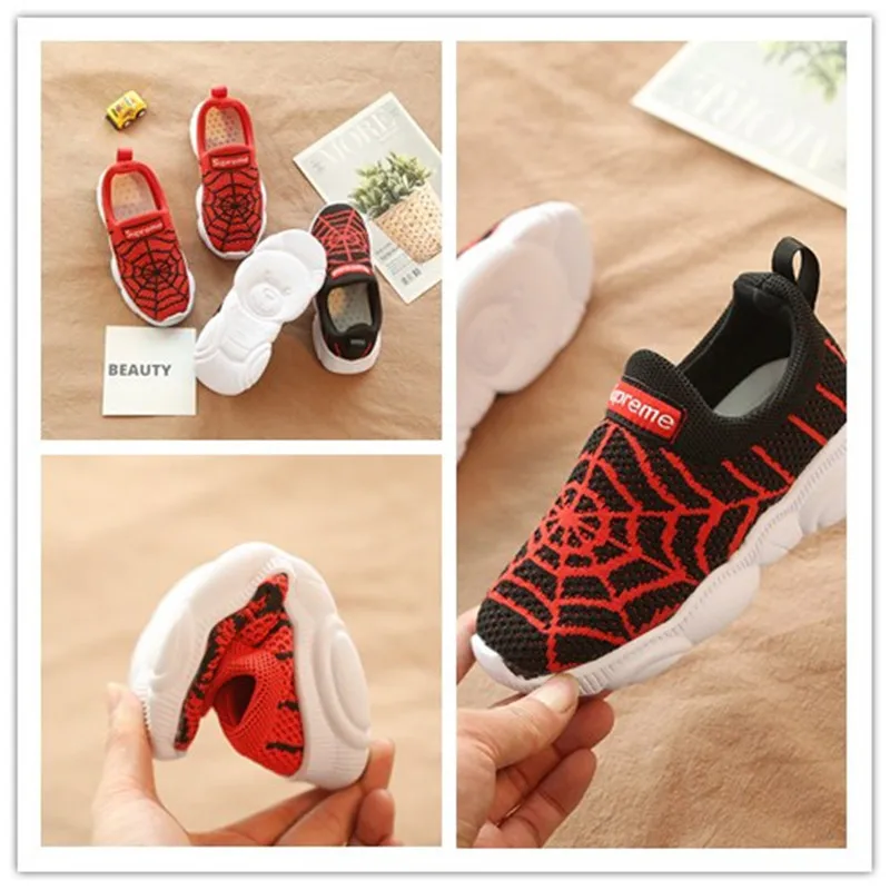 Детская спортивная обувь Новый летний стиль для мальчиков Корейская дышащая