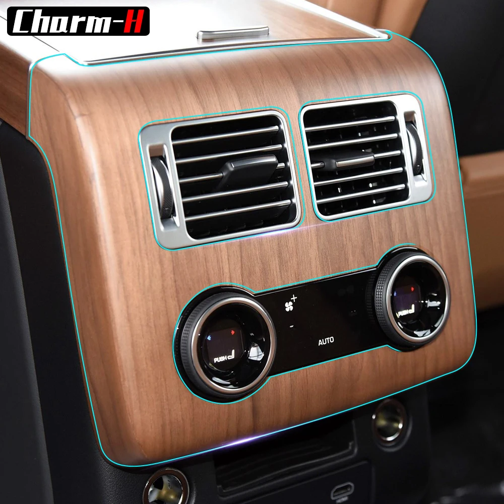TPU Protective Film Interior Trim Sticker Center Console Gear Shift Knob Air Conditioning Panel for Range Rover Sport 2018 | Автомобили и